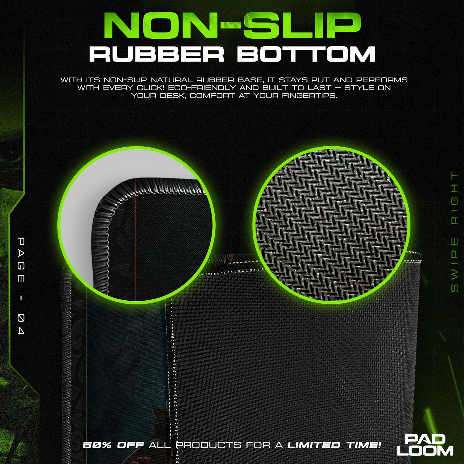 World of Warcraft Deathwing Mouse Pad – Dragon’s Wrath Game Desk Mat Padloom