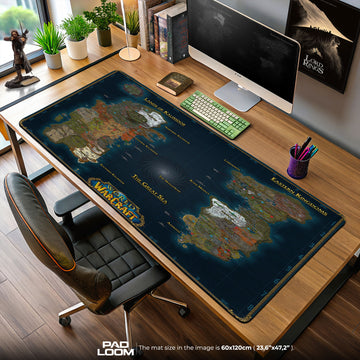 World of Warcraft Kalimdor & Eastern Kingdoms Mouse Pad