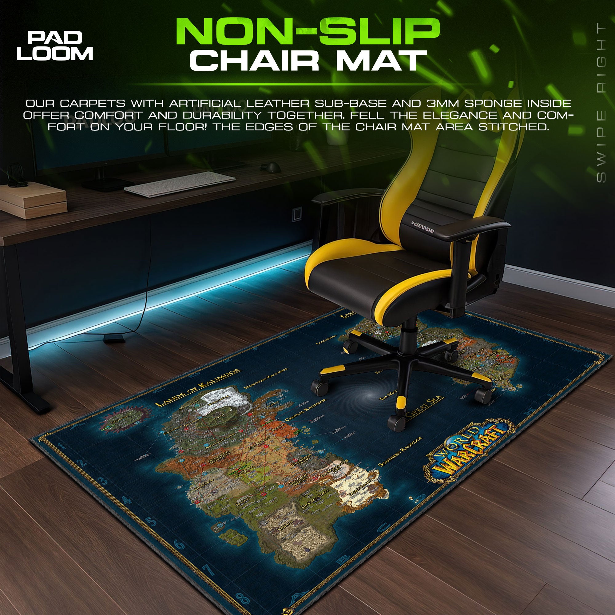 World of Warcraft Kalimdor & Eastern Kingdoms Mouse Pad