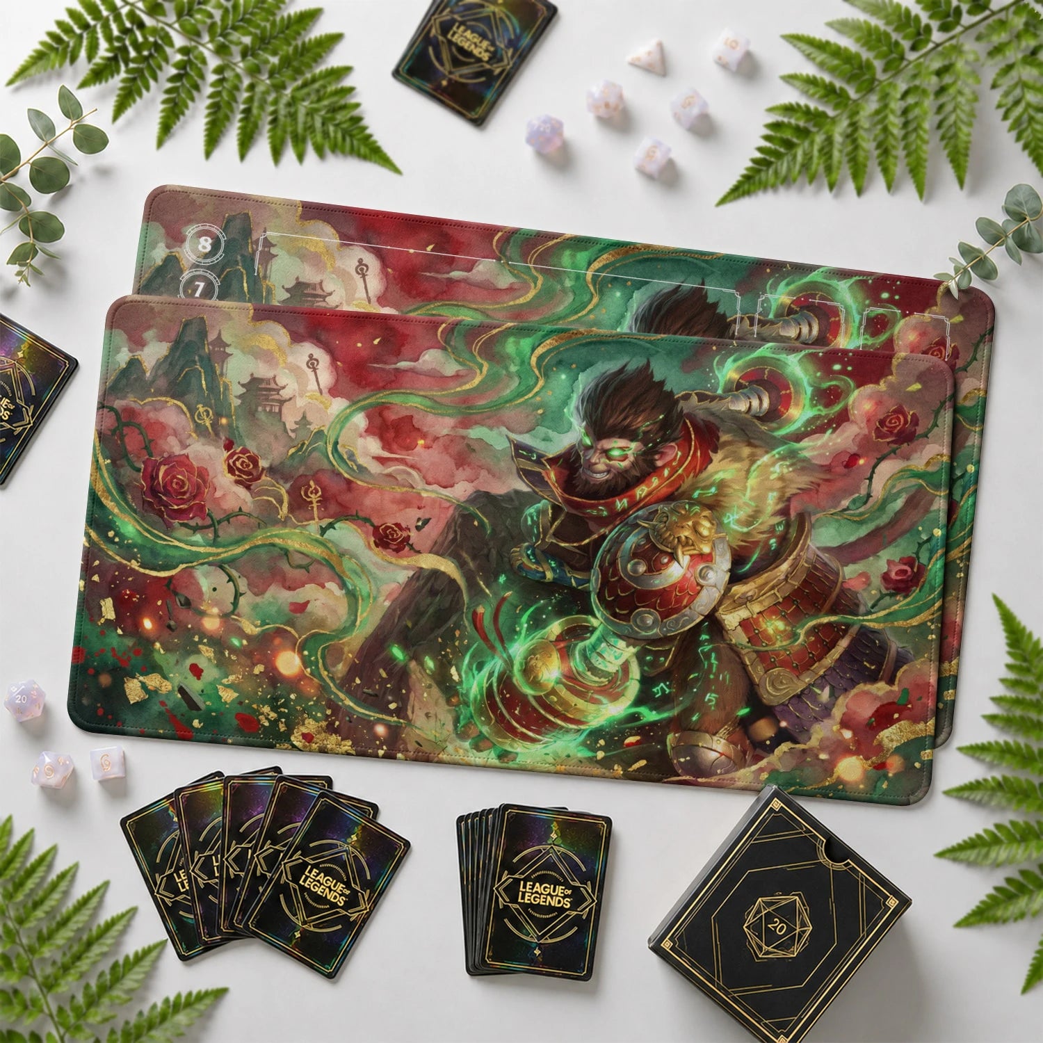Wukong Warrior Playmat - LoL Riftbound TCG Mat