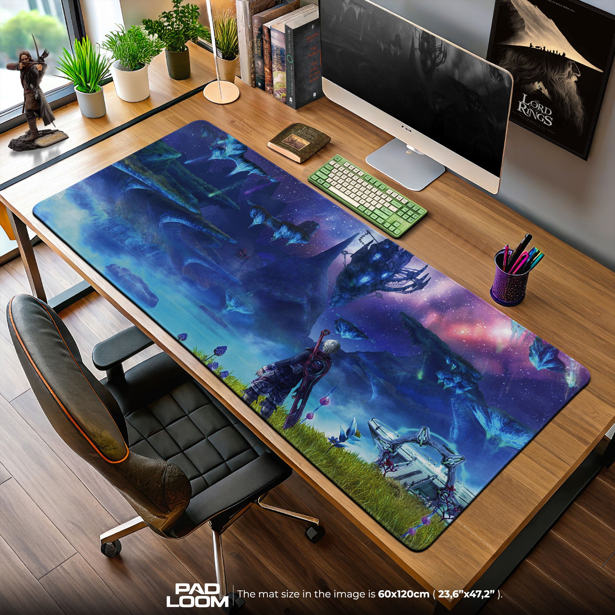 Xenoblade – Ether Sky Vista Mouse Pad, Game Gamer Desk Mat