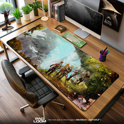 Xenoblade – Mechonis Falls Scene Mouse Pad, Game Gamer Desk Mat