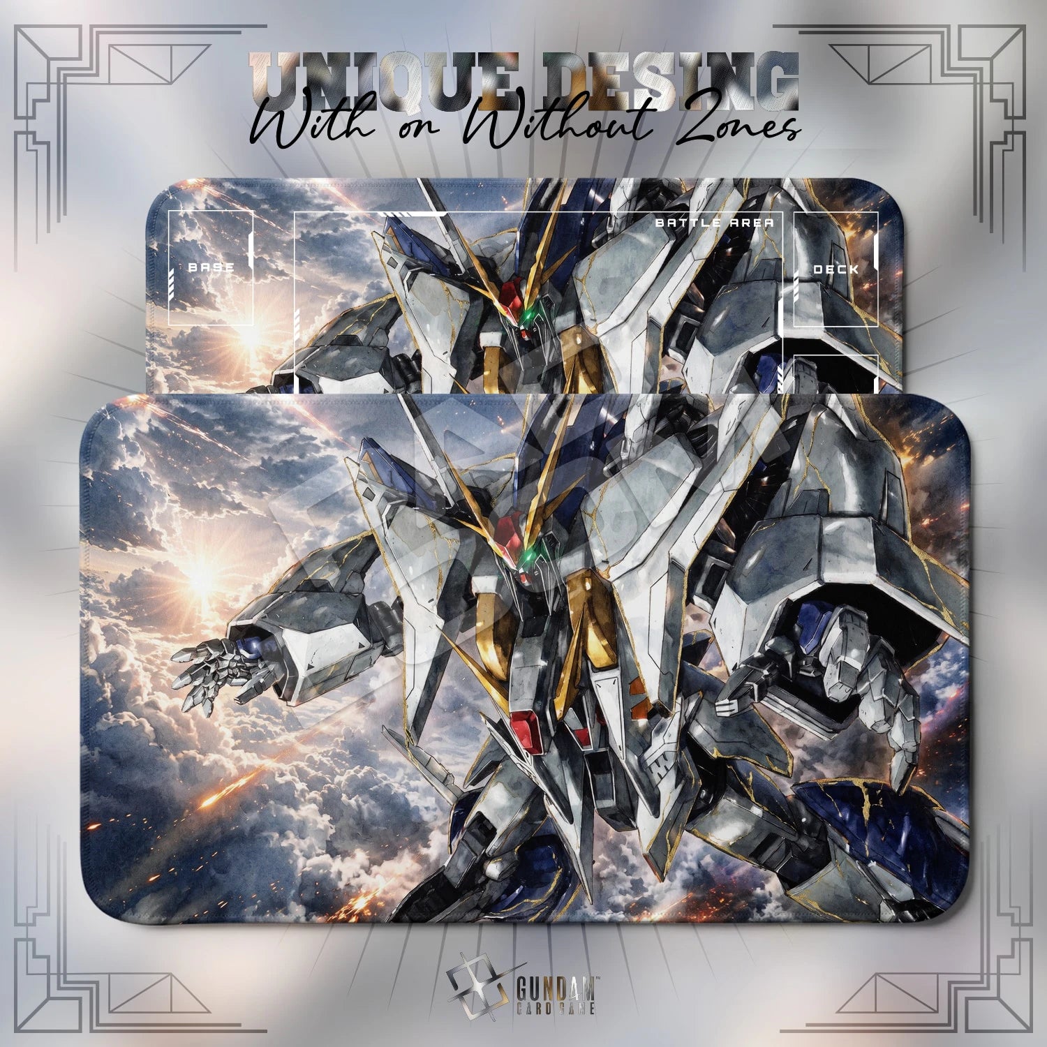 Xi Gundam Flash Playmat - TCG Card Game Mat