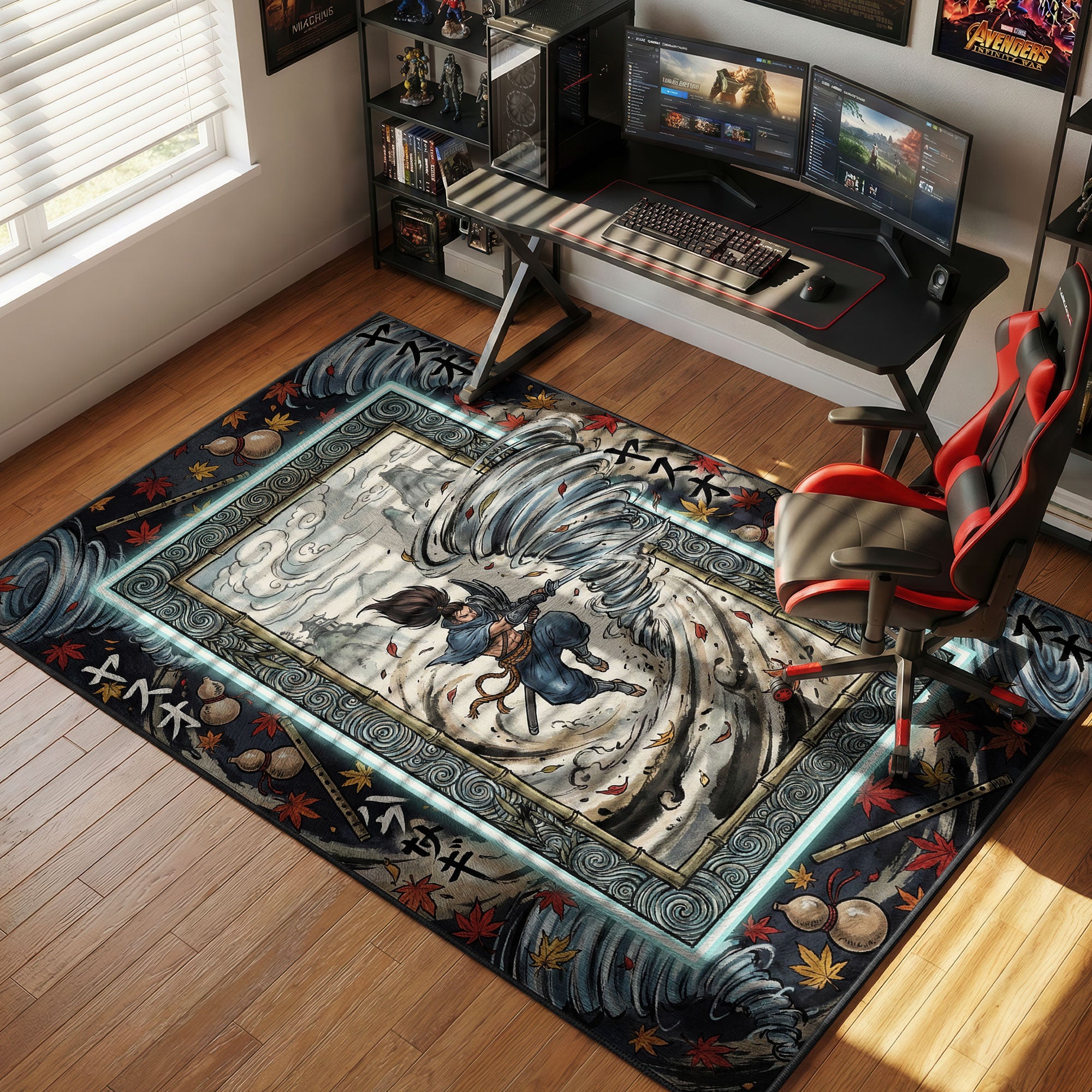 Yasuo Wind Ronin Teppich - League of Legends Stuhlunterlage