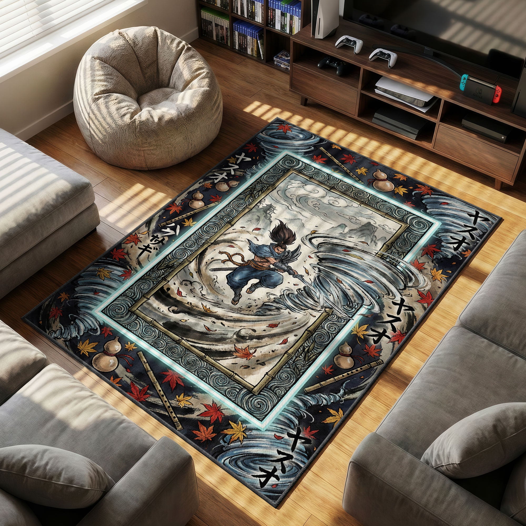 Yasuo Wind Ronin Teppich - League of Legends Stuhlunterlage