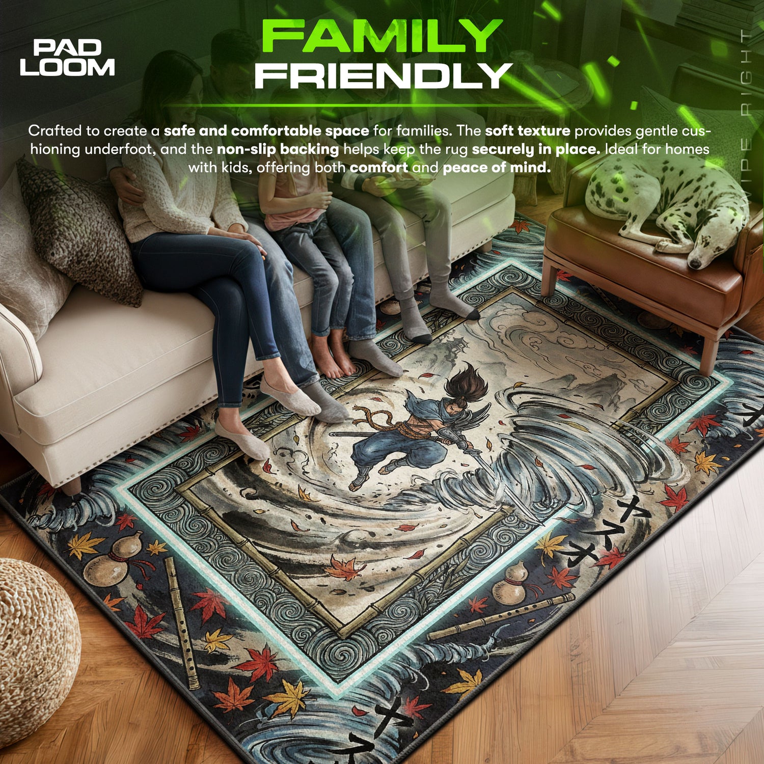 Yasuo Wind Ronin Teppich - League of Legends Stuhlunterlage