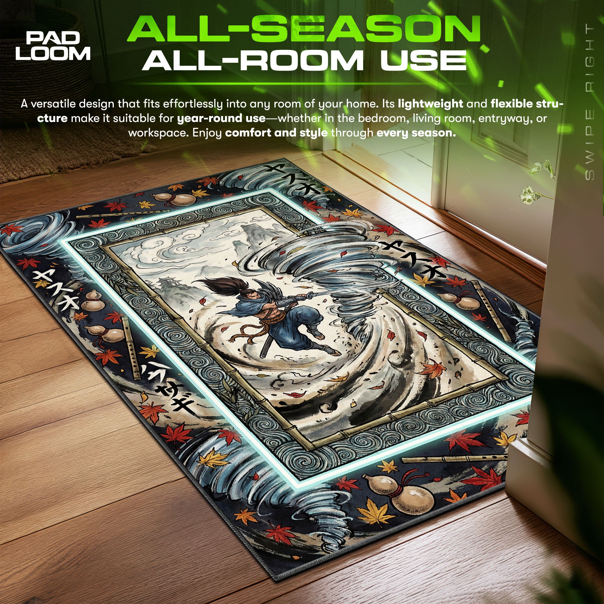 Yasuo Wind Ronin Teppich - League of Legends Stuhlunterlage