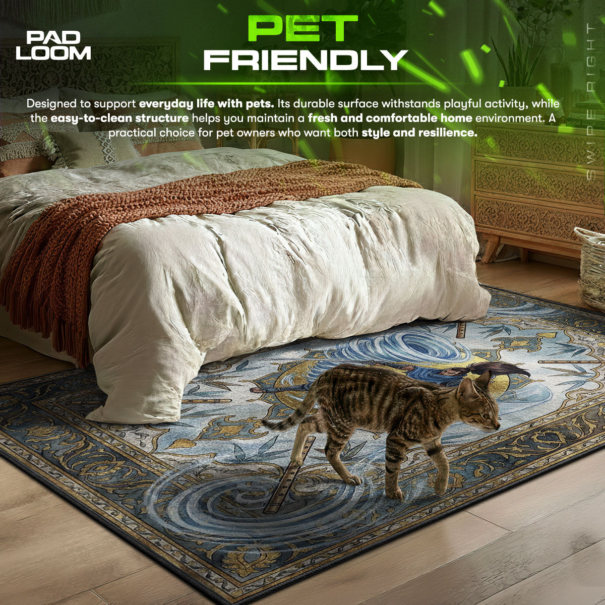 Yasuo Wind Technique Rug - League of Legends Chair Mat