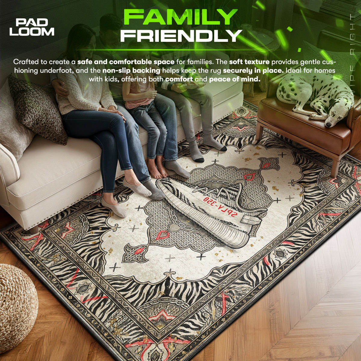 B-12 Rotes Protokollteppich - Streunende Stuhlmatte