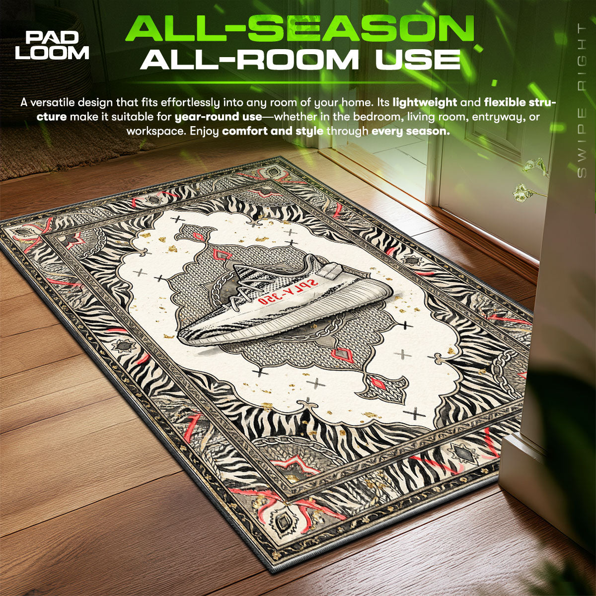 B-12 Rotes Protokollteppich - Streunende Stuhlmatte