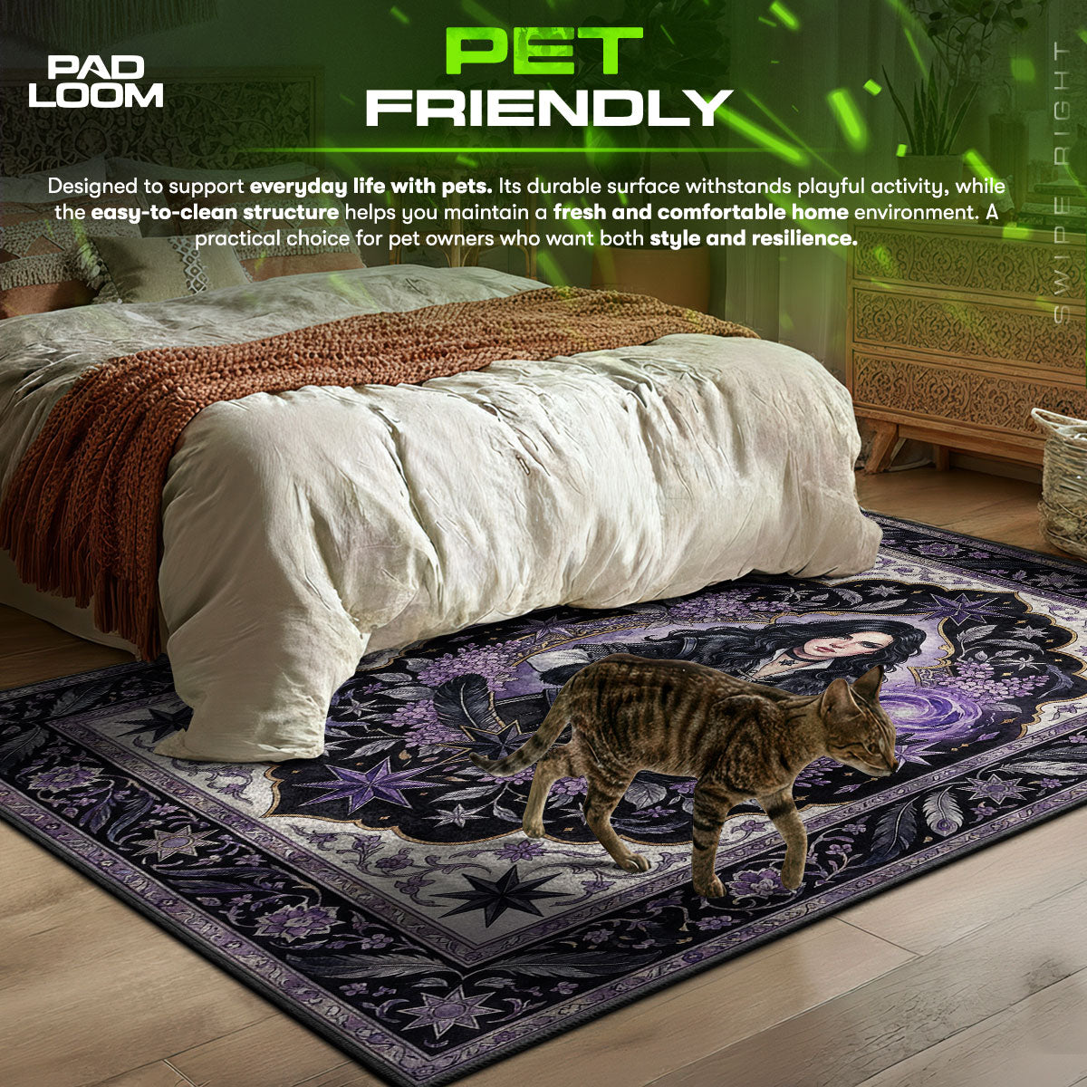 B-12 Rotes Protokollteppich - Streunende Stuhlmatte