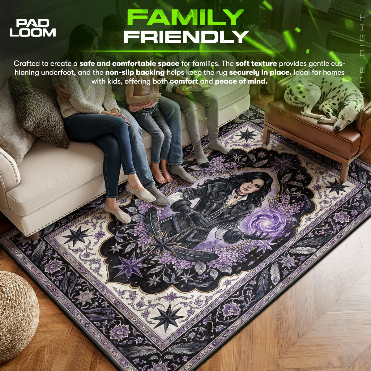 B-12 Rotes Protokollteppich - Streunende Stuhlmatte