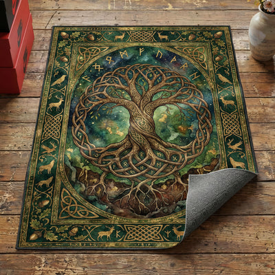 Yggdrasil Tree of Life Rug — Norse Celtic Area Rug