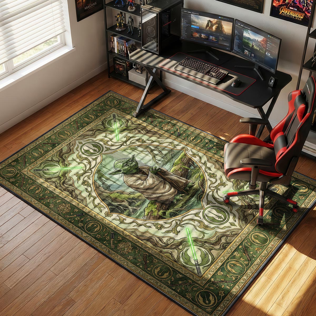Yoda Dagobah Vibe Star Wars Room rug — main product view