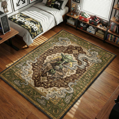 Smoking Yoda Persian Rug - Hypebeast Floor Mat