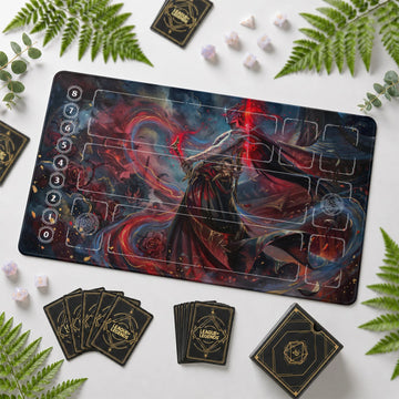 Yone Crimson Playmat - LoL Riftbound TCG Mat