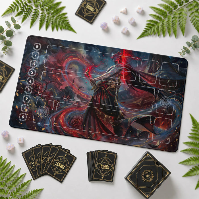Yone Crimson Playmat - LoL Riftbound TCG Mat