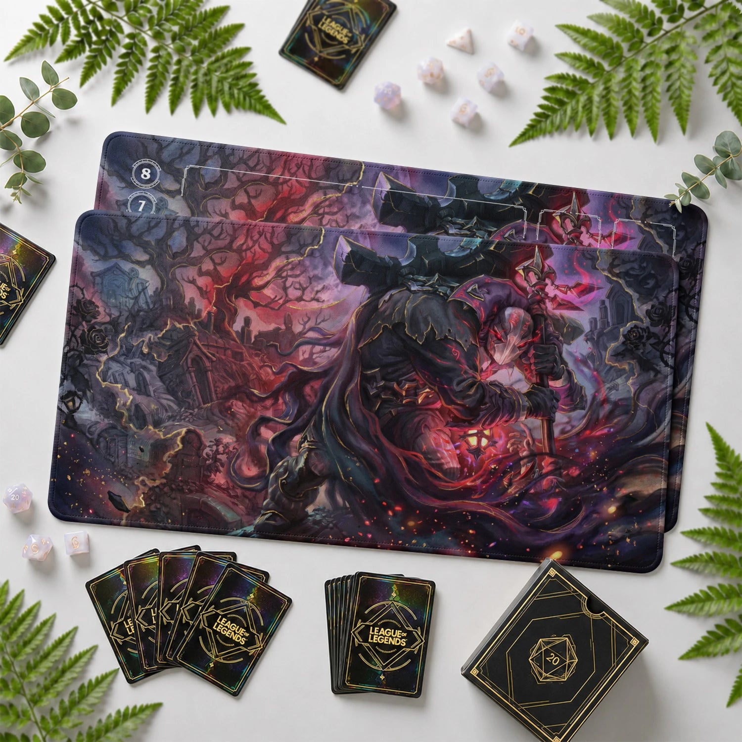 Yorick Graveyard Playmat - LoL Riftbound TCG Mat