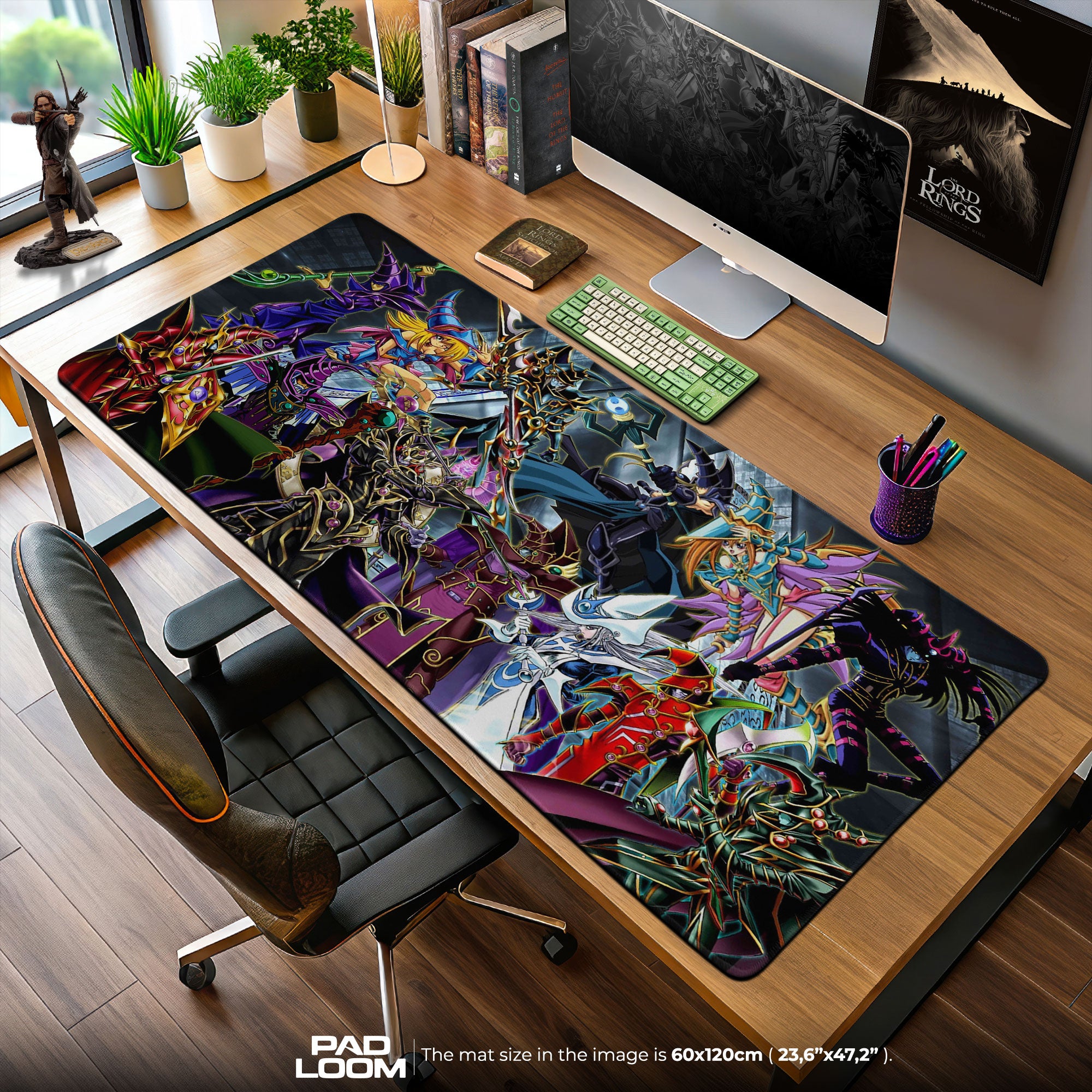Yu-Gi-Oh Dark Magician Legion Mouse Pad, Game Gaming Desk Mat