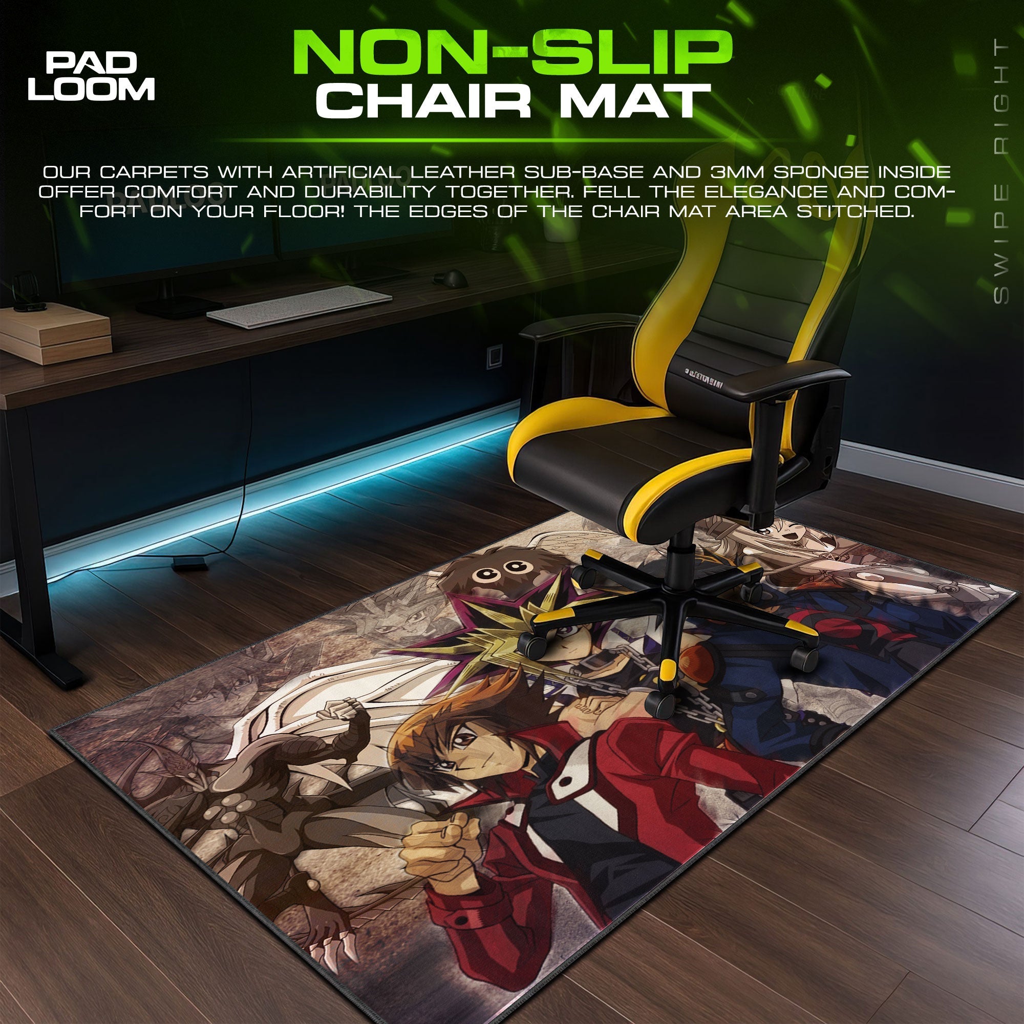 Yu-Gi-Oh Duel Masters Mouse Pad, Game Gaming Desk Mat – Padloom