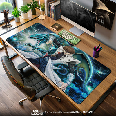 Yu-Gi-Oh Seto Kaiba Blue-Eyes Mouse Pad, Game Gaming Desk Mat