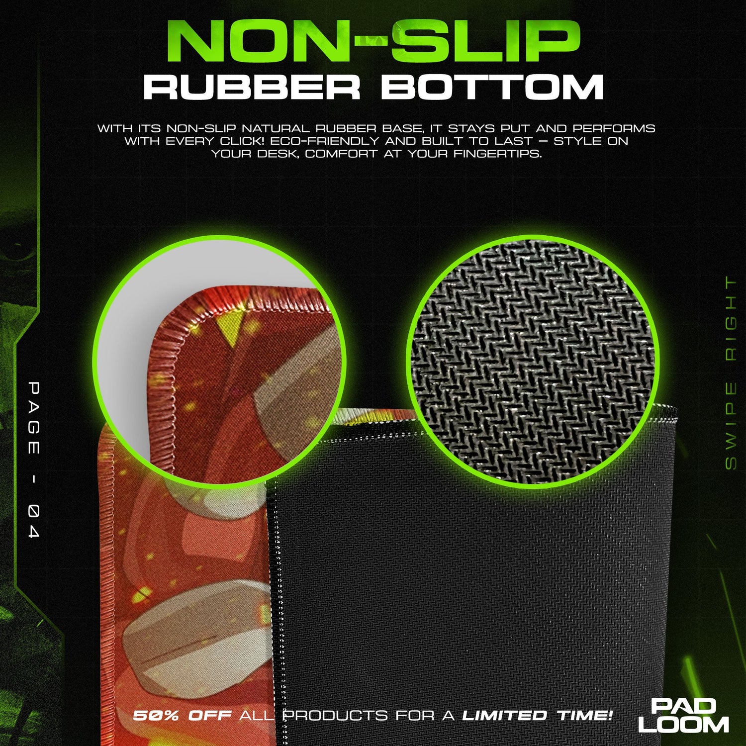 Yu-Gi-Oh Yami Yugi Flames Mouse Pad, Game Gaming Desk Mat Padloom