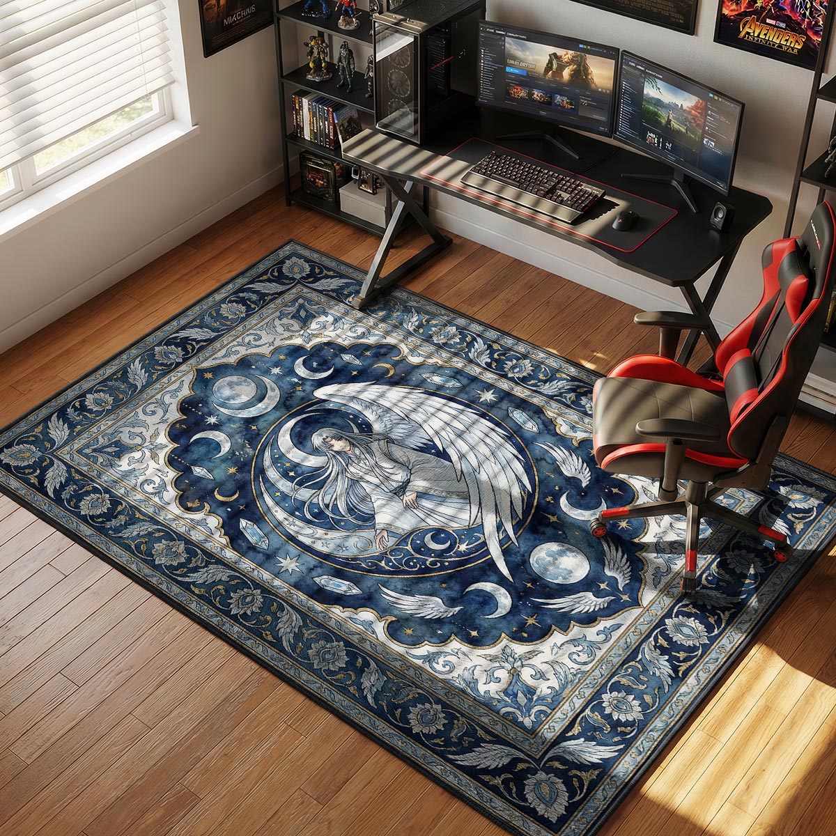 Yue Moon Guardian Cardcaptor Sakura Chair rug — main product view