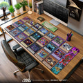 Yu-Gi-Oh! Monster Card Mouse Pad, Duel Monsters Gaming Desk Mat Padloom