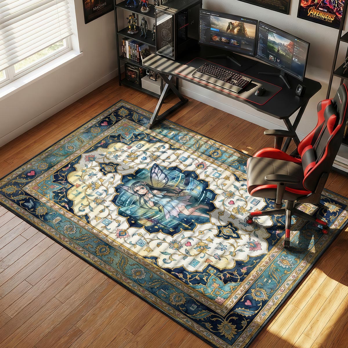 Yui Digital Pixie Rug - Sword Art Online Chair Mat