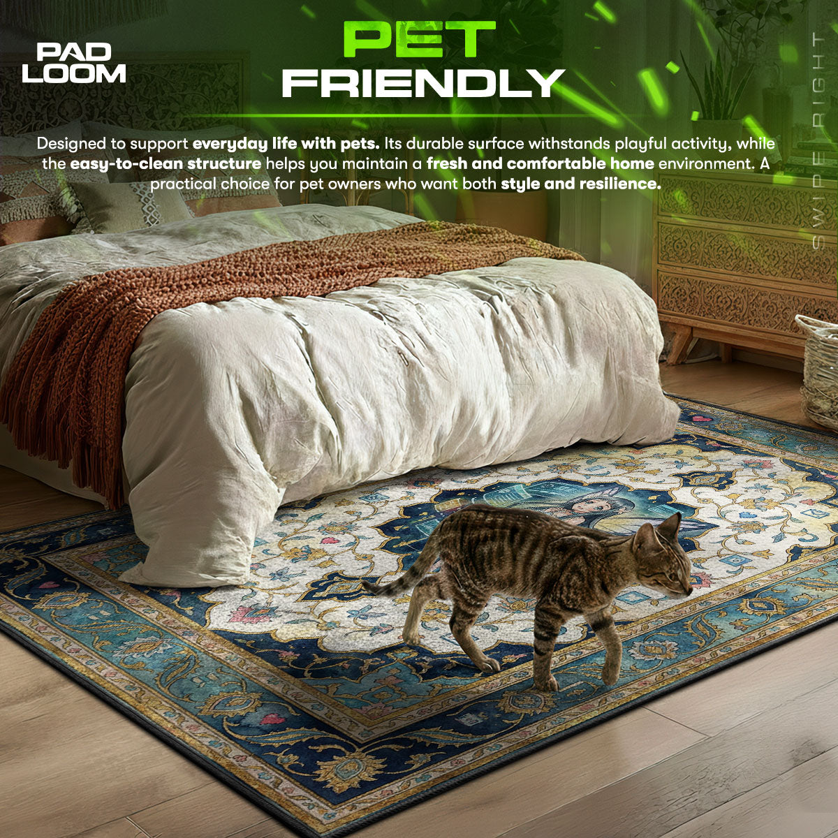 Yui Digital Pixie Rug - Sword Art Online Chair Mat