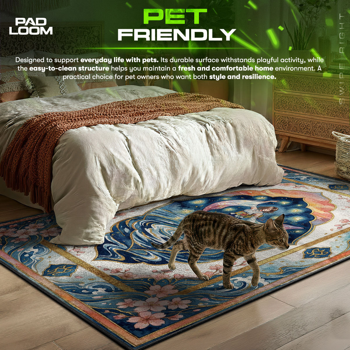 Yuna Sending Dance Rug - Final Fantasy X Chair Mat