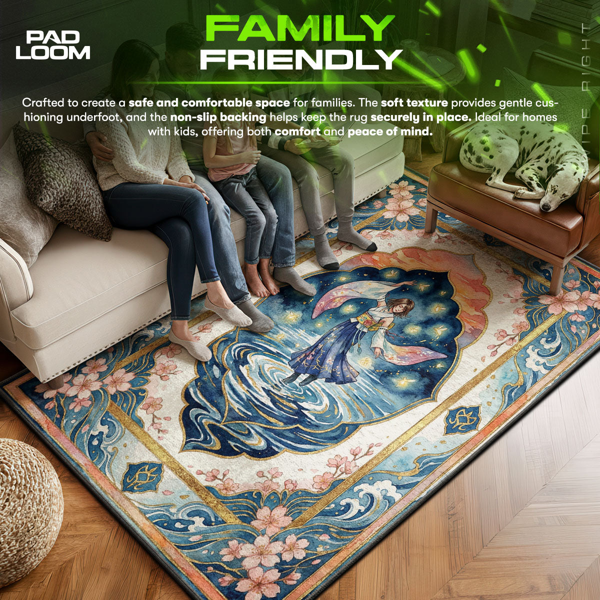 Yuna Sending Dance Rug - Final Fantasy X Chair Mat