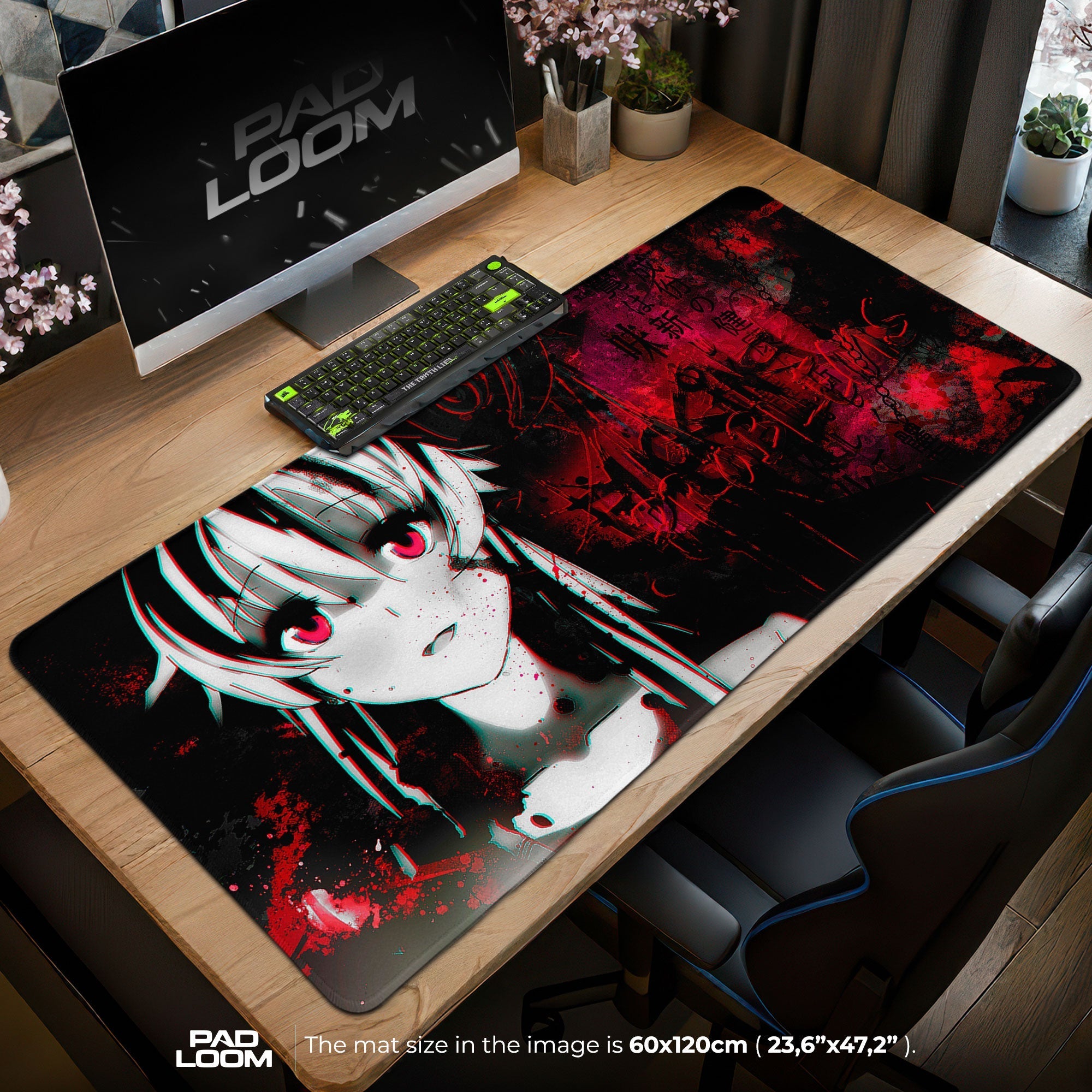 Yuno Gasai Mouse Pad - Violet Reverie Anime Desk Mat Padloom