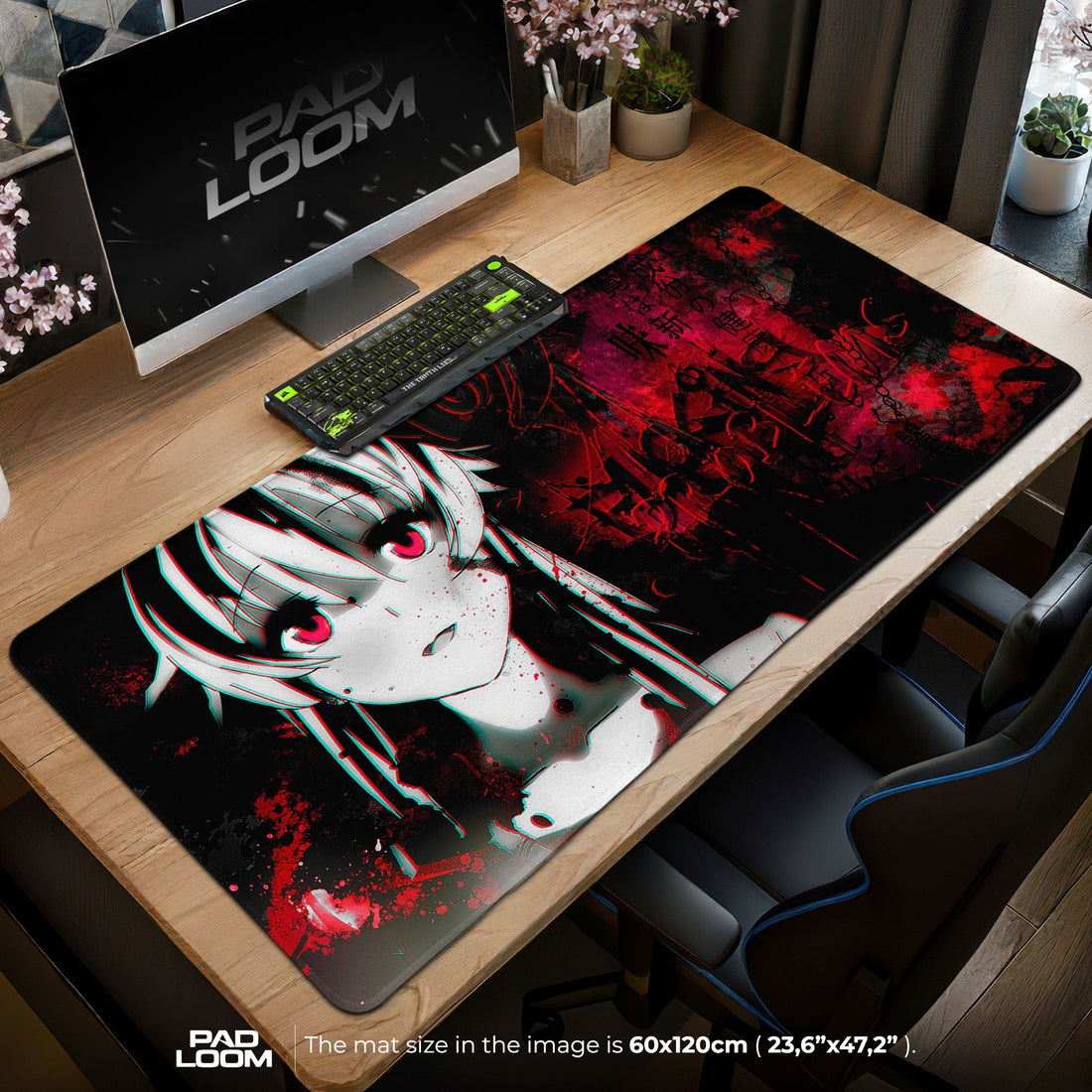 Yuno Gasai Mouse Pad - Violet Reverie Anime Desk Mat Padloom