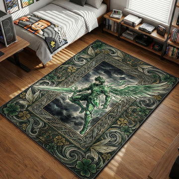 Yuno Spirit Dive Royal Art Rug - Black Clover Chair Mat