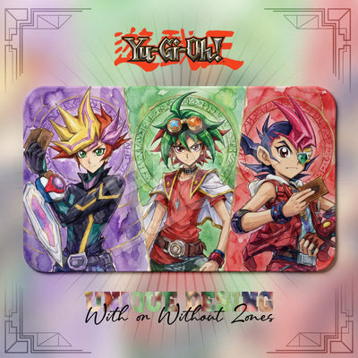 Yusei Yuya Yuma Trio Playmat - Yugioh TCG Mat