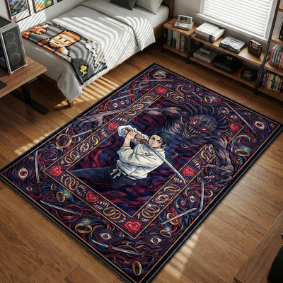 Yuta Okkotsu Pure Love Rug - Jujutsu Kaisen Chair Mat