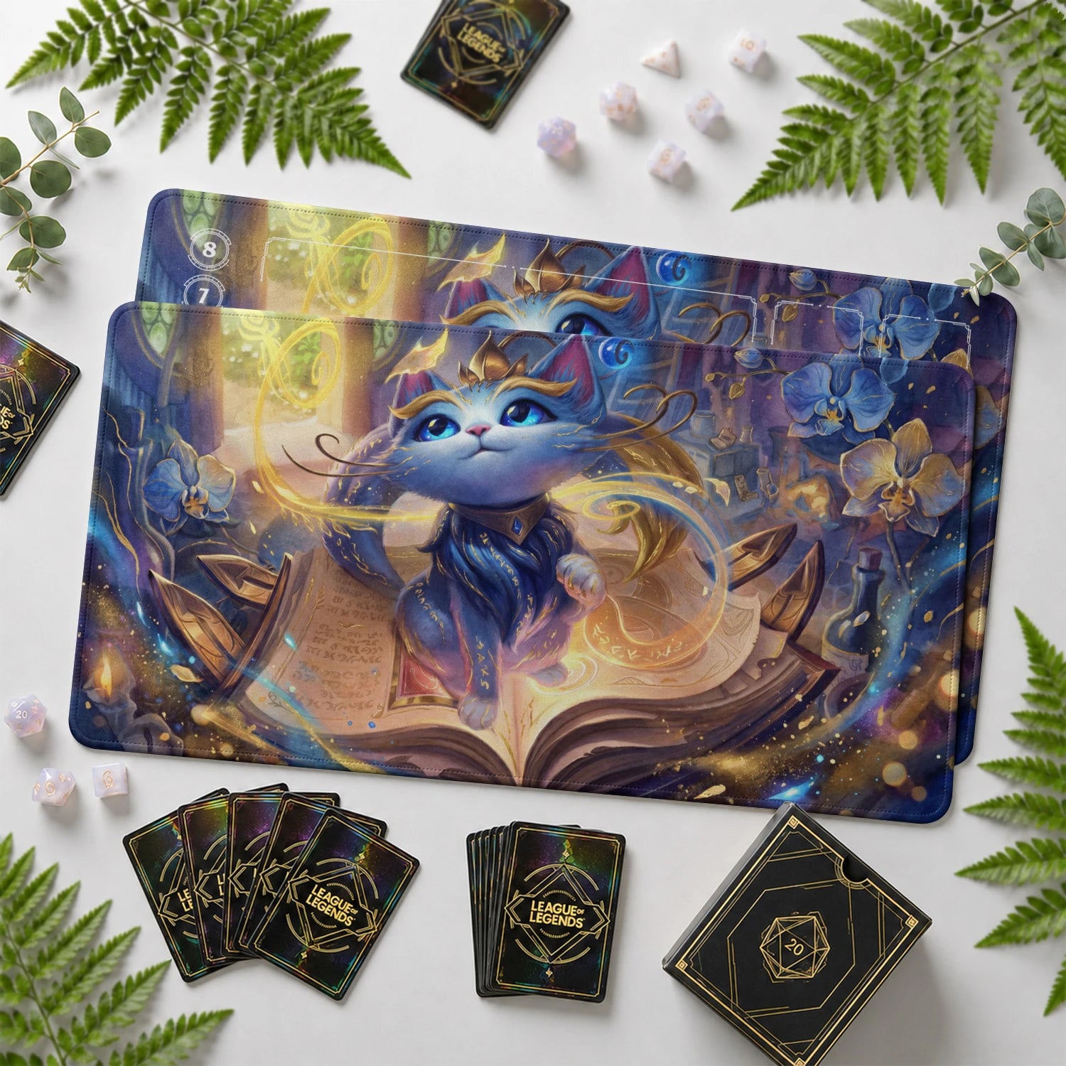 Yuumi Tome Playmat - LoL Riftbound TCG Mat