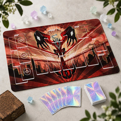 Yveltal Skyline Playmat - Pokemon TCG Mat