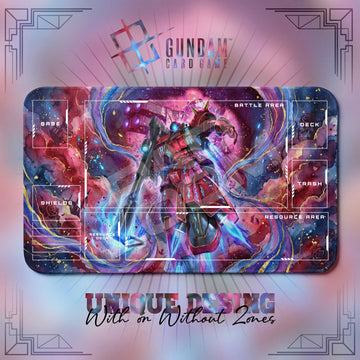 Zaku Crimson Playmat - Gundam TCG Card Game Mat