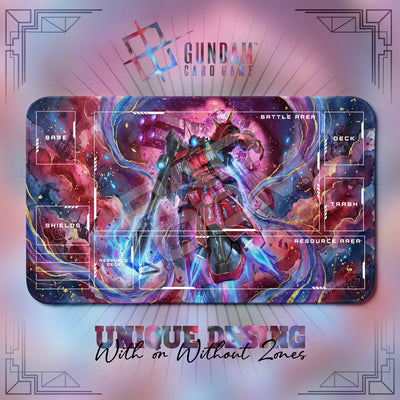 Zaku Crimson Playmat - Gundam TCG Card Game Mat