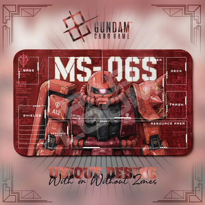 Zaku MS-06S Playmat - Gundam TCG Card Game Mat