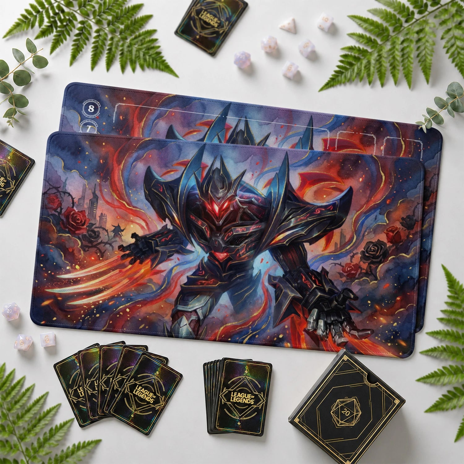 Zed Crimson Playmat - LoL Riftbound TCG Mat