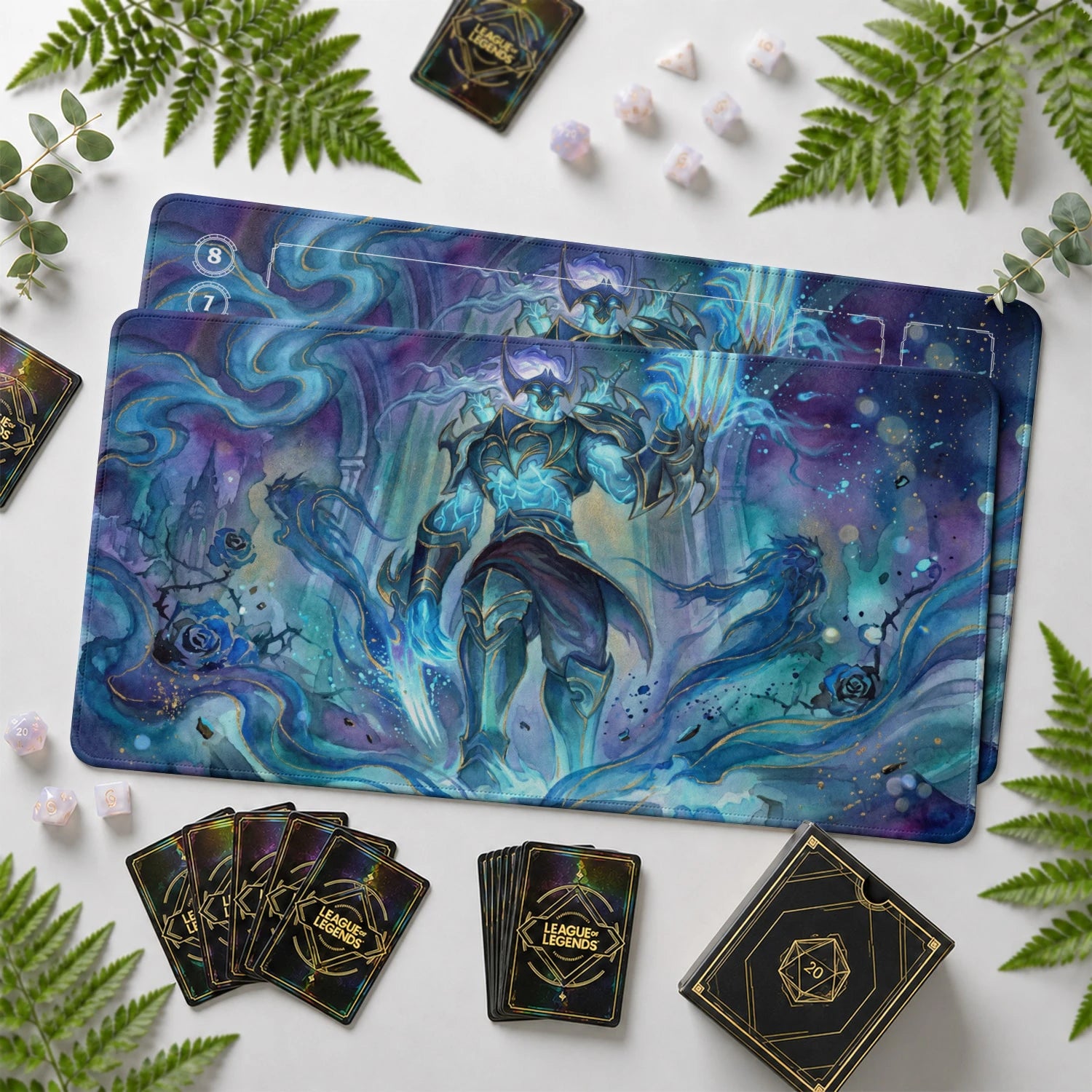 Zed Frost Playmat - LoL Riftbound TCG Mat