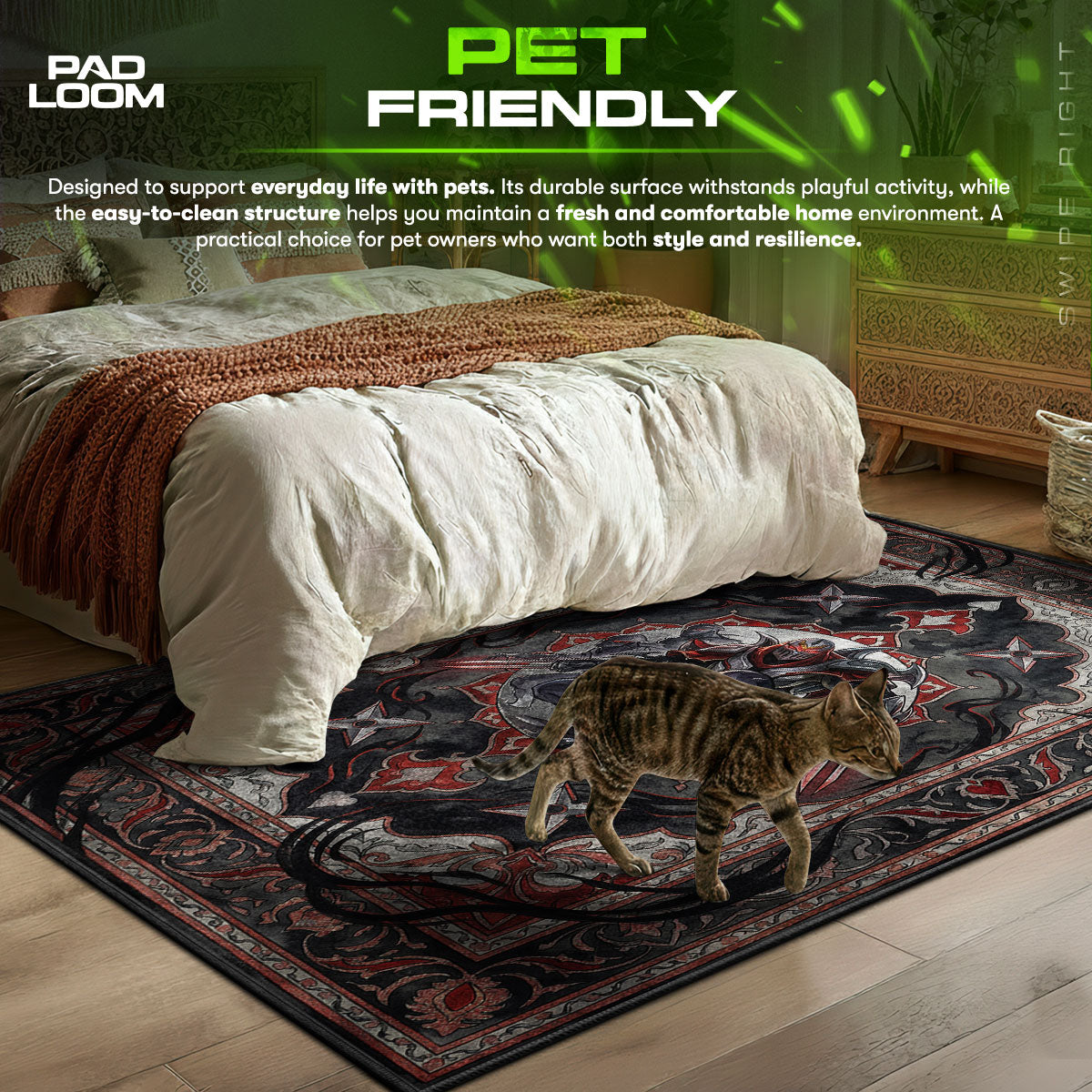 Zed Schatten-Assassine Teppich - League of Legends Stuhlunterlage