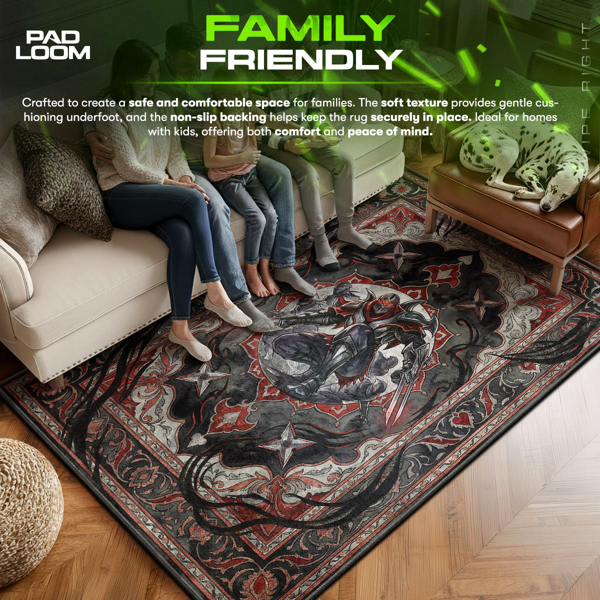 Zed Schatten-Assassine Teppich - League of Legends Stuhlunterlage