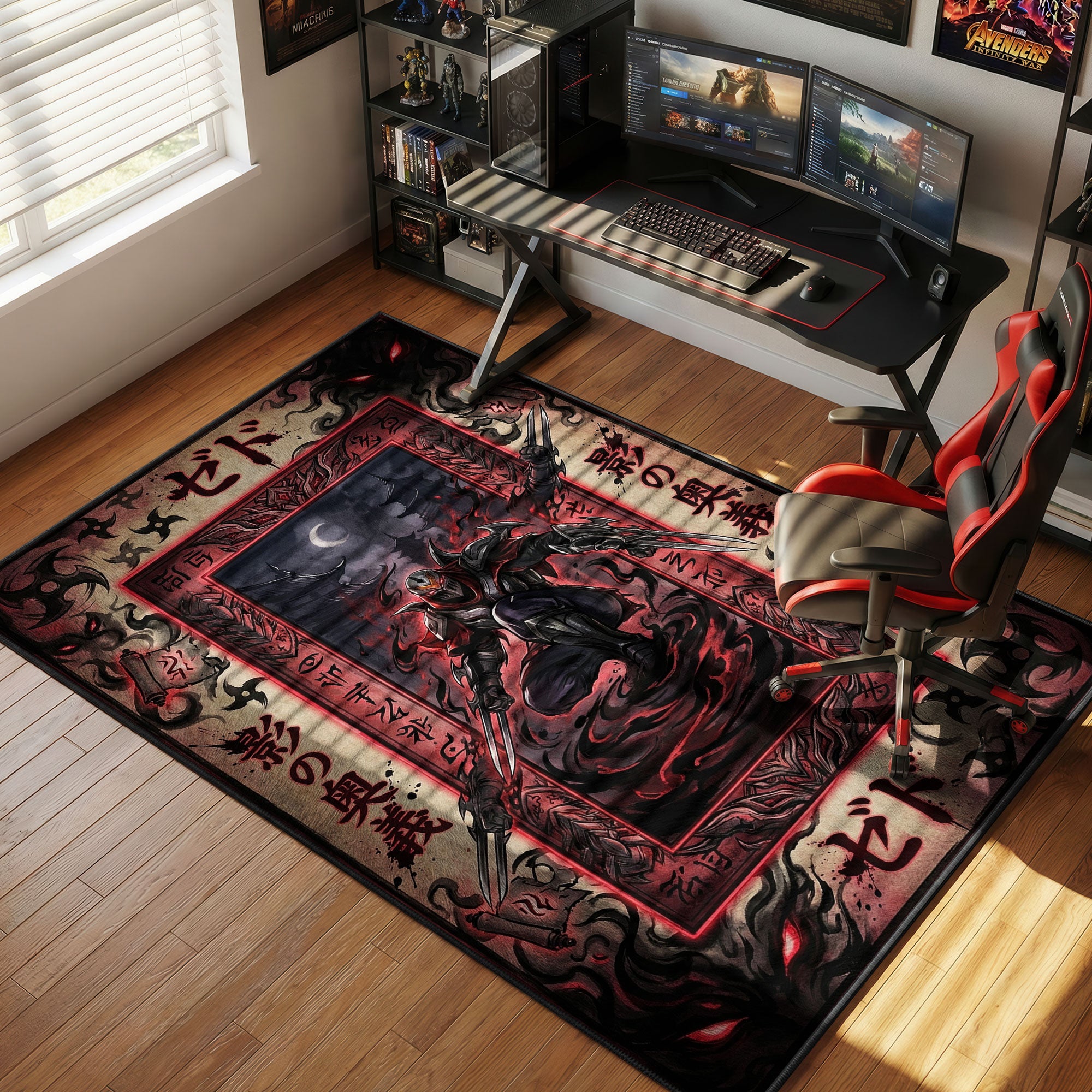 Zed Shadow Master Rug - League of Legends Chair Mat