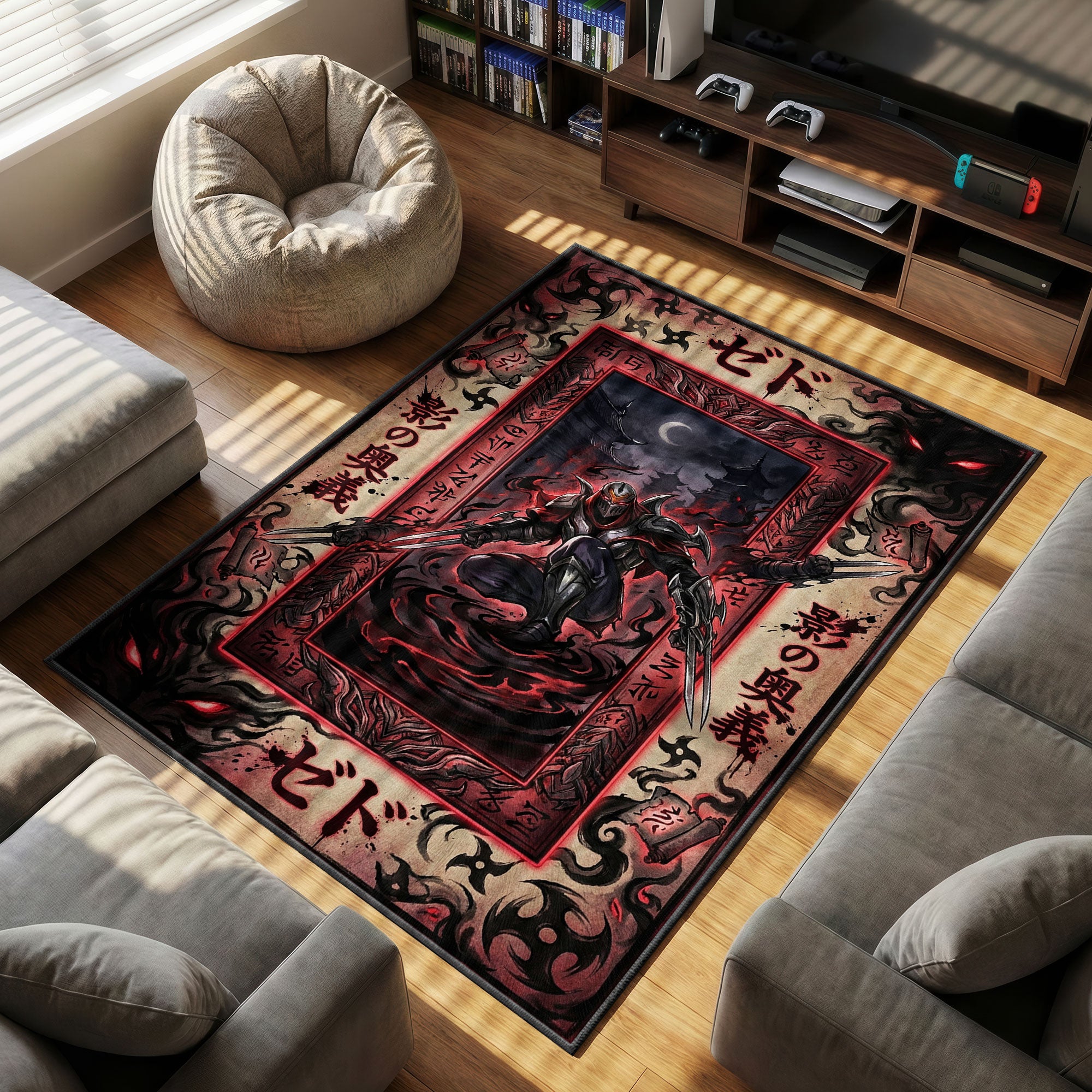 Zed Shadow Master Rug - League of Legends Chair Mat