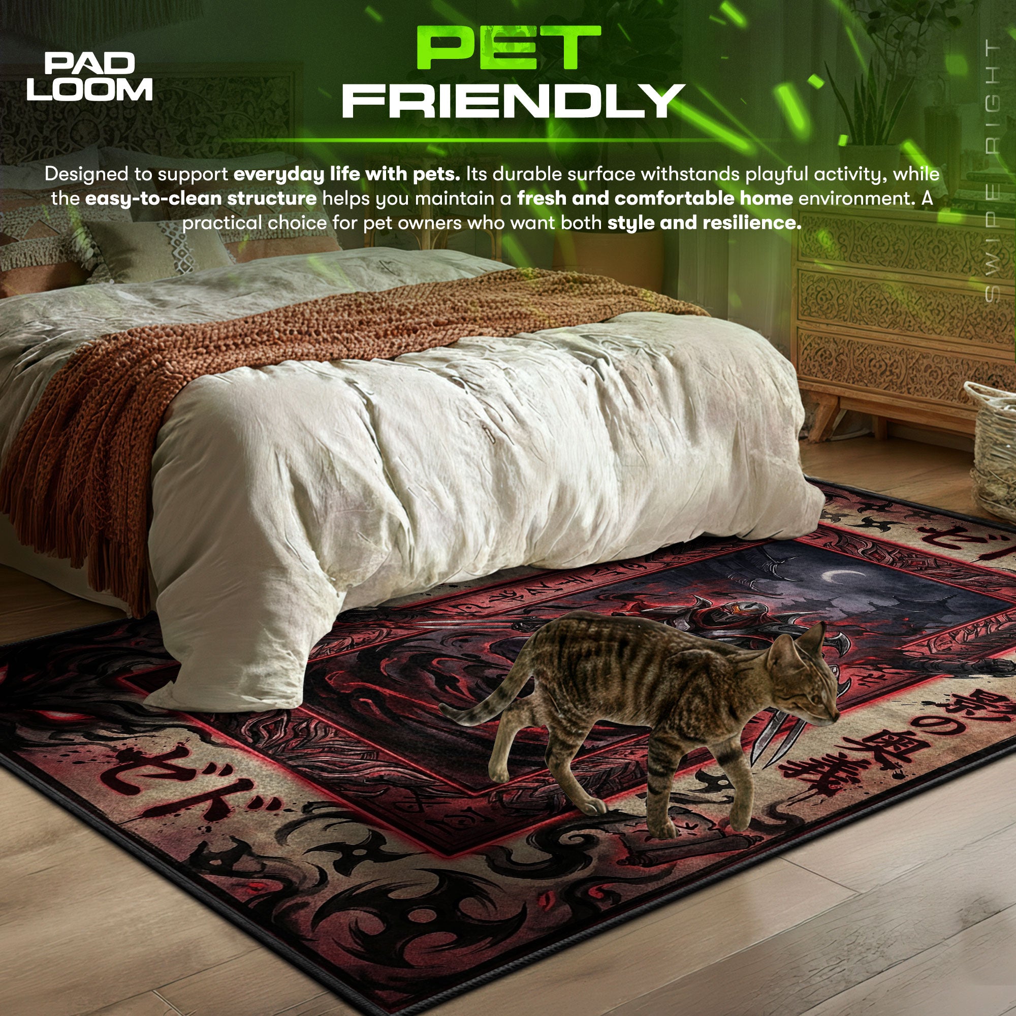 Zed Shadow Master Rug - League of Legends Chair Mat