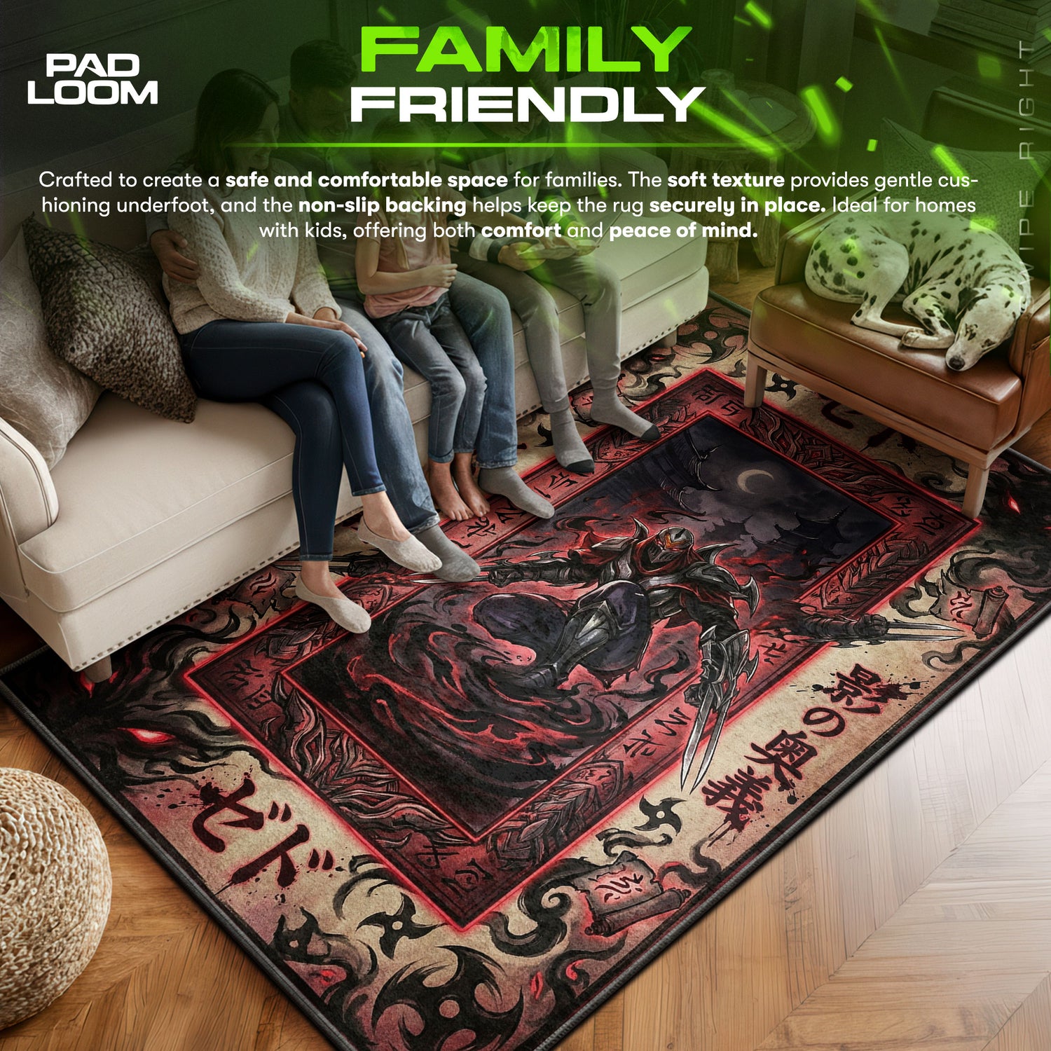 Zed Shadow Master Rug - League of Legends Chair Mat